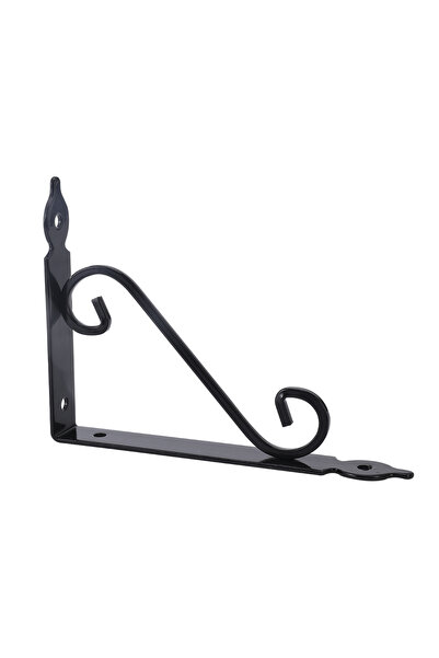Lawazim S-Shape Shelf Bracket, 240x190x25mm, 2.5mm Thick and 40kg Capacity wi...