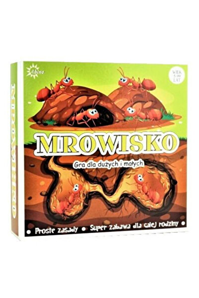 ABINO Joc de societate Mrowisko interactiv multicolor 21x21cm set 2 jucatori 5+