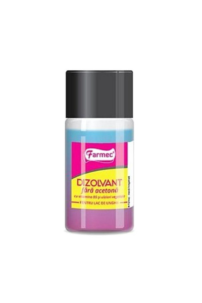 Farmec Dizolvant fara Acetona pentru Lac de Unghii - Farmec, 50 ml