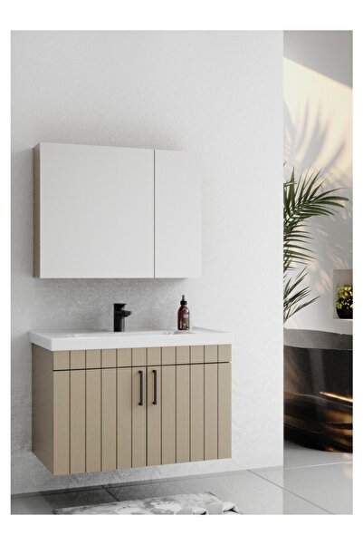 Wons Bathroom Lizbon 80 cm Lake Kapuçino Banyo Dolabı