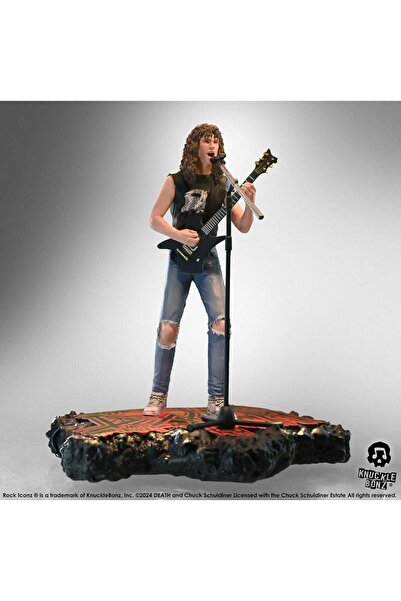 OEM Figurina Chuck Schuldiner II, Knucklebonz, 22cm, editie limitata 3000 buc...