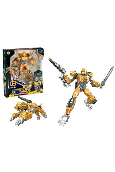 OEM Figurină transformabilă Pro Kids Robot World Leopard, robot mecha animal, 3+