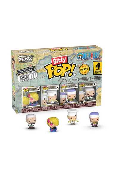 OEM Figurine Funko Bitty POP! One Piece Set 4 mini figurine Sanji, Zeff, Kure...