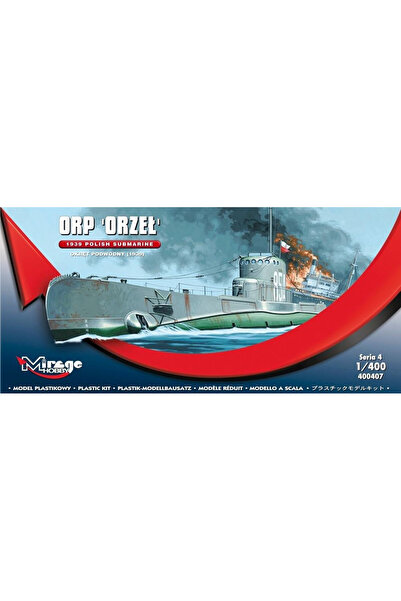 OEM Model ORP 'ORZEl' la scară 1/400 - Mirage Hobby, Submarin Polonez