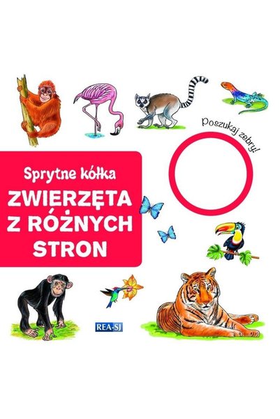 OEM REA Roti inteligente Animalele lumii, carte cartonată cu roti