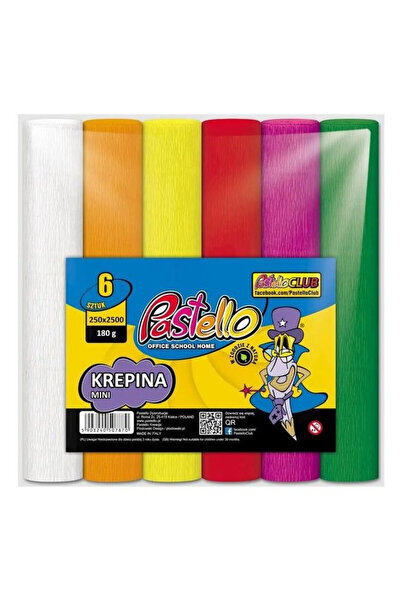 OEM Alfa Pastello Krepina mini 20x250 cm 180 g 6 culori intense