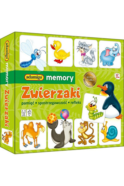 OEM Joc de memorie "Adamigo Zwierzaki" - redă concentrarea și memoria în fami...