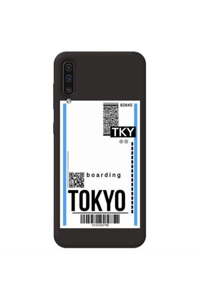 Other Samsung A70 Tokyo Boarding Black Colored Silicone TPU Θήκη
