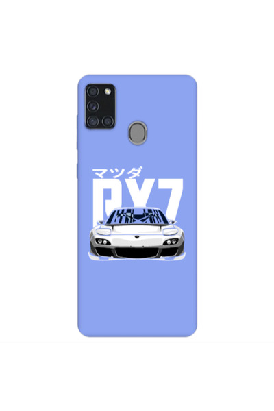 Other Samsung A21S Car Rx7 Light Purple Colored Silicone TPU Θήκη
