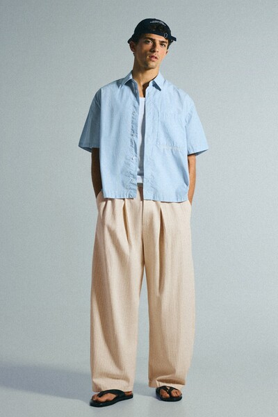Bershka Super baggy fit pensli pantolon