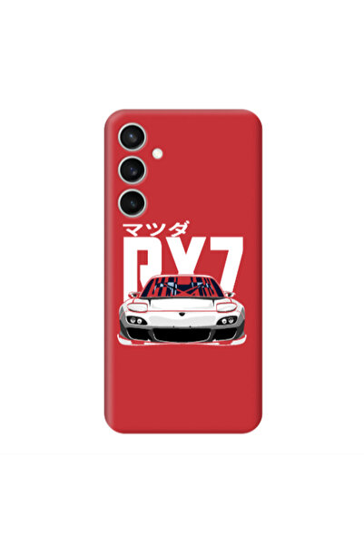 Other Samsung S24 Plus Car Rx7 Red Colored Silicone TPU Θήκη