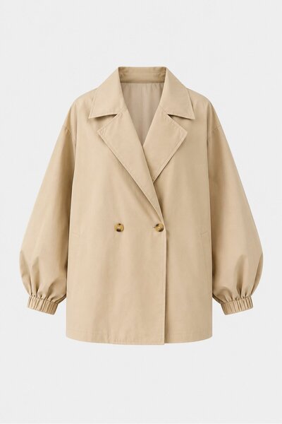 Lady Pixie Oversize Jacket Stone