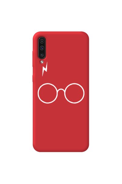 Other Samsung A70 glasses Red Colored Silicone TPU Θήκη