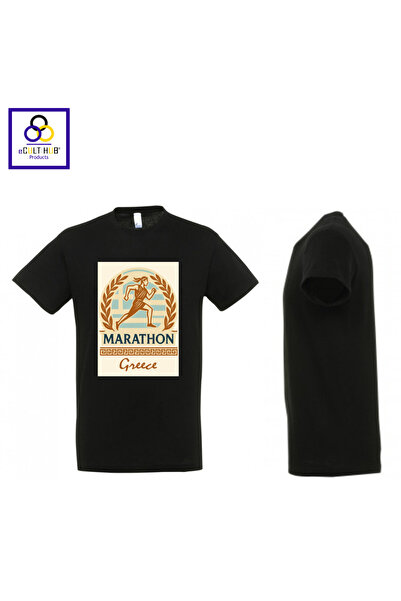 eCult Hub eC T-shirt Marathon 3 - Μαύρο