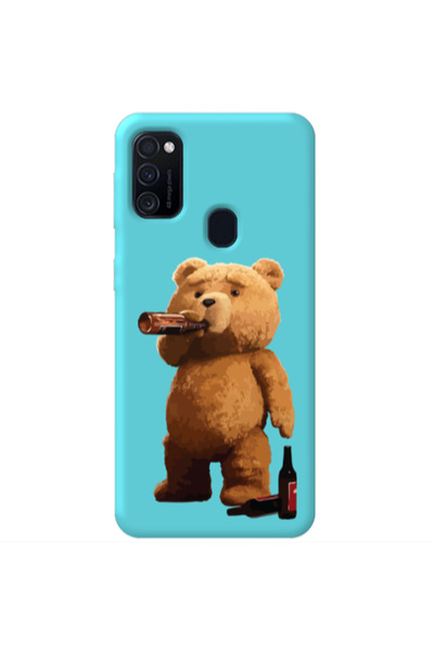 Other Samsung M21 Beer Time Turquoise Colored Silicone TPU Θήκη
