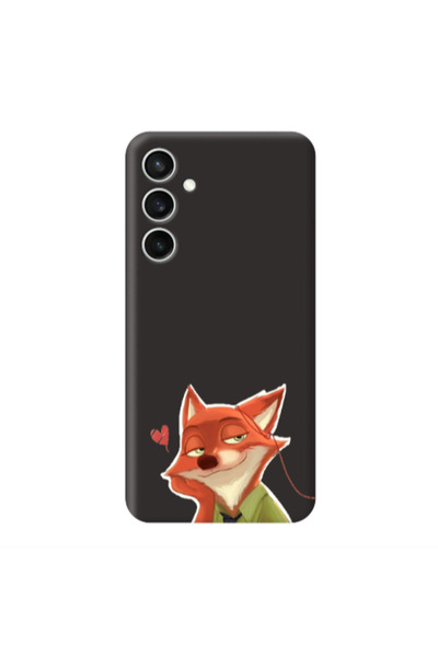 Other Samsung S24 Plus Valentines 15 Black Colored Silicone TPU Θήκη
