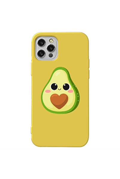 Other Apple iPhone 12 Pro Max Baby avocado Yellow Colored Silicone TPU Θήκη
