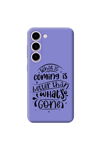 Other Samsung S23 Plus What is coming Purple Colored Silicone TPU Θήκη