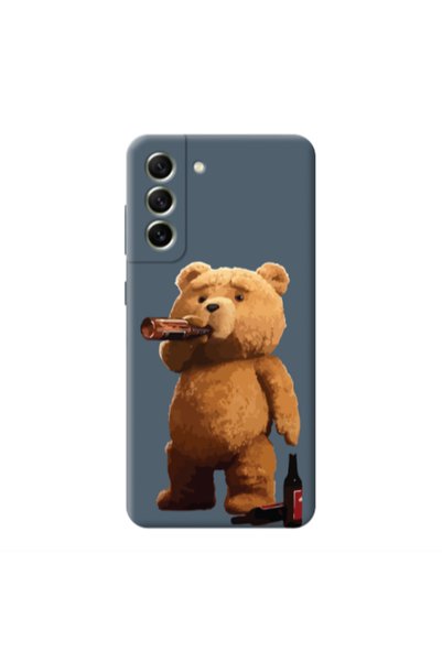 Other Samsung S21 PLUS Beer Time Dark Grey Colored Silicone TPU Θήκη
