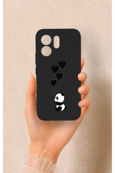 Vip Case Vivo V70 5g Compatible Heart Panda Pattern Silicone Case