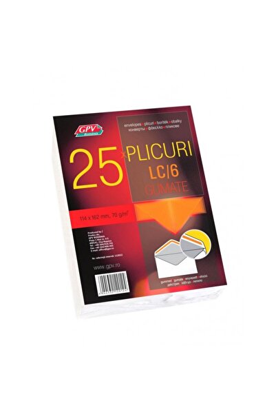 MC Micostore Plic standard C6L GPV 122012, alb, 70g/mp, 114x162mm, gumat, cu ...