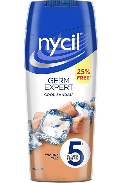 NYCIL Germ Expert Cooling Talc - Cool Sandal 150 g (Get 25% Extra)