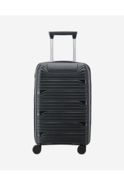 Delsey Dune Hardcase 4-Double Wheel Expandable Cabin and Check-In Luggage Trolley Set 3-Pieces - Black