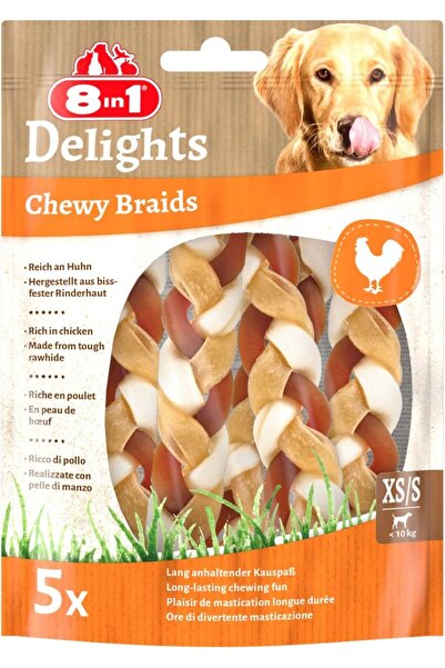 8in1 Delights Chewy Braids XS/S 75g
