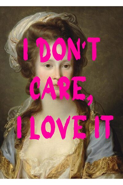INNOVI I don't care, I love it Canvas