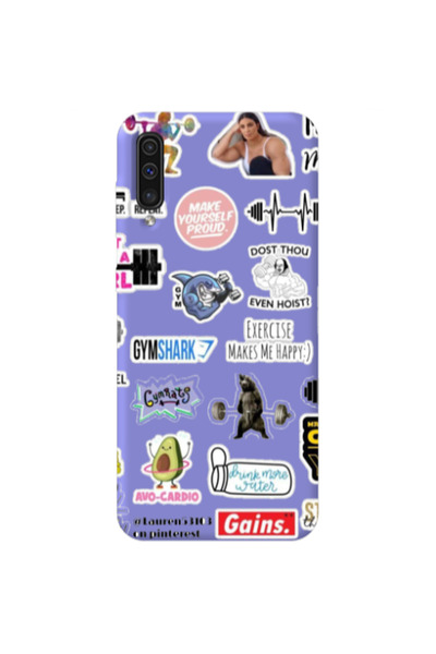 Other Samsung A70 Mixed up 2 Purple Colored Silicone TPU Θήκη