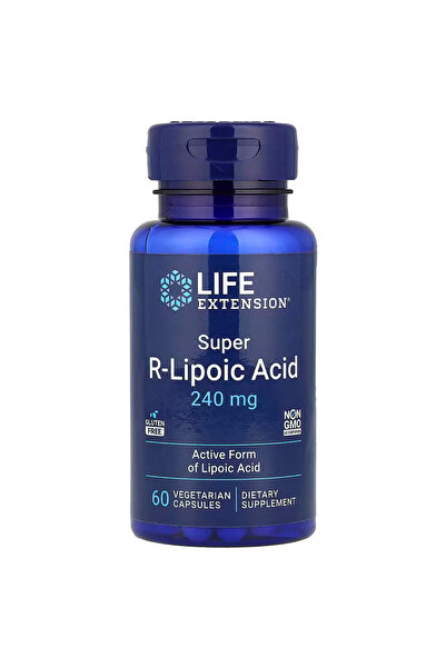 Life Extension Super R-Lipoic Alpha lipoic Acid Antioxidants 60 Caps