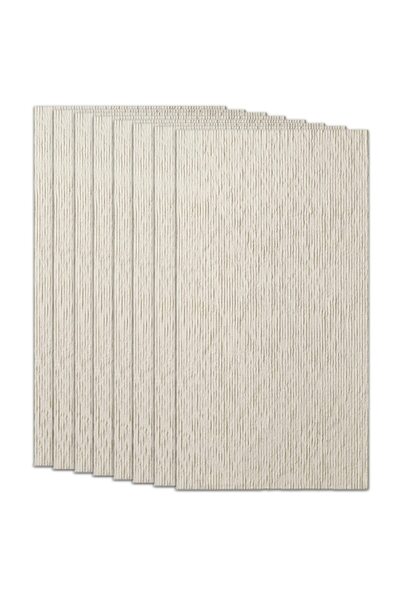 NEXTLY Panouri decorative din ipsos pentru perete 60x120 cm, Bej deschis, Imp...