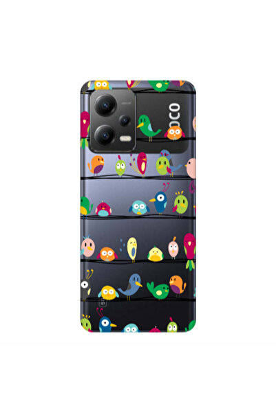 Other Xiaomi Poco X5 birds Transparent Silicone TPU Θήκη