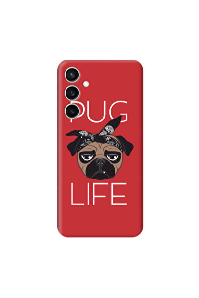 Other Samsung S23FE Pug Life Red Colored Silicone TPU Θήκη