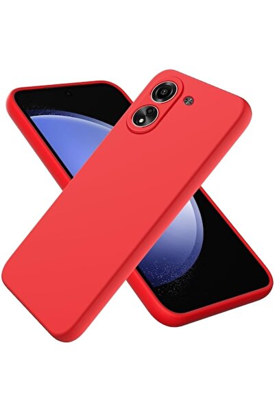 bzstore Husă pentru Xiaomi Redmi 13C 5G, din silicon roșu