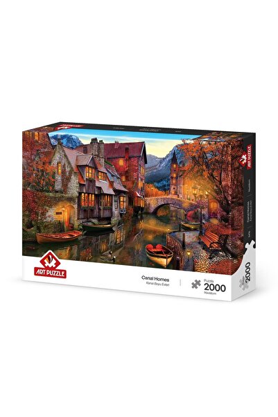 Empressco Colorful 2000 Piece Houses Puzzle, Fun and Mind-Opening Activity