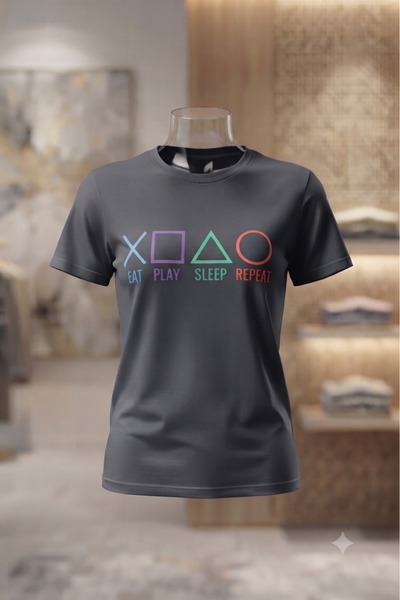 KOZİA OUTDOORS Ανδρικό/Γυναικείο unisex μπλουζάκι με στάμπα για gaming, overs...