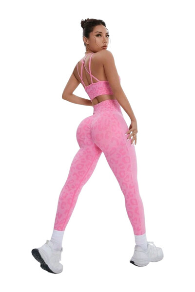 OEM Compleu sport dama, push up, roz, S