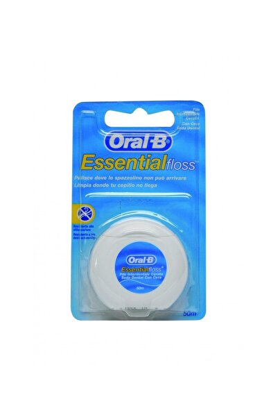 Oral-B | Essential Floss Waxed | Oδοντικό Νήμα Κηρωμένο | 50m