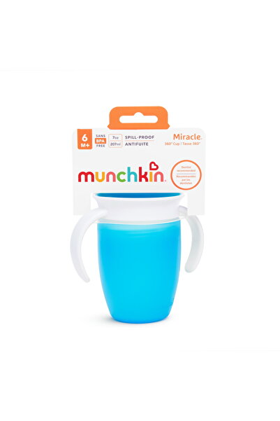 Munchkin | Miracle 360 Trainer Cup Εκπαιδευτικό Ποτήρι 6m+ Μπλέ | 207ml
