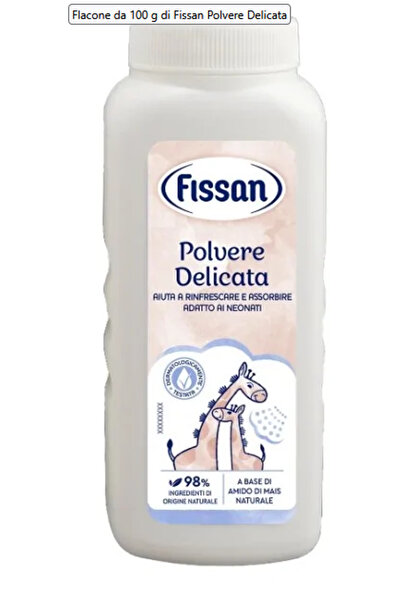 Fissan | Delicate Powder Βρεφική Πούδρα - Απαλό Talc | 100gr