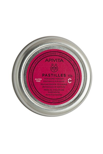 Apivita | Παστίλιες για το Λαιμό με Βατόμουρο &amp; Πρόπολη | 45gr