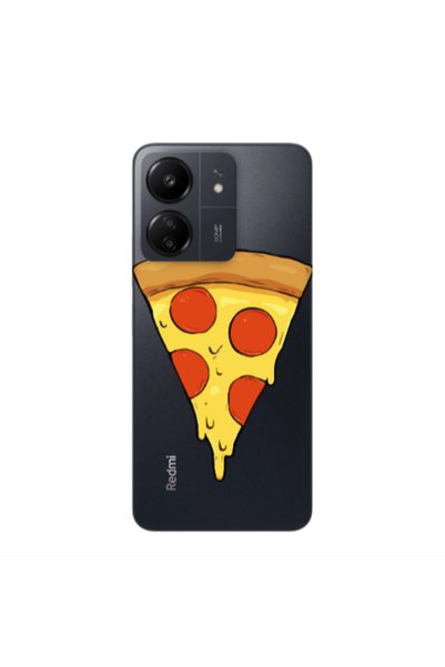 Other Xiaomi Redmi 13C Pizza Slice Transparent Silicone TPU Θήκη