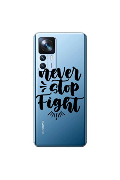 Other Xiaomi Mi 12T Never stop fight Transparent Silicone TPU Θήκη