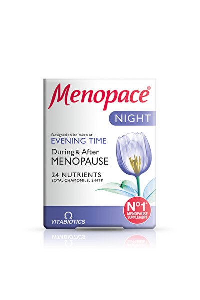 Vitabiotics | Menopace Night για τις Διαταραχές Ύπνου λόγω Εμμηνόπαυσης | 30 ...