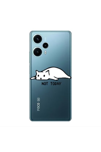 Other Xiaomi Poco F5 Not Today Transparent Silicone TPU Θήκη