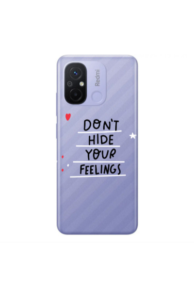 Other Xiaomi Redmi 12C Dont Hide Your Feelings Transparent Silicone TPU Θήκη
