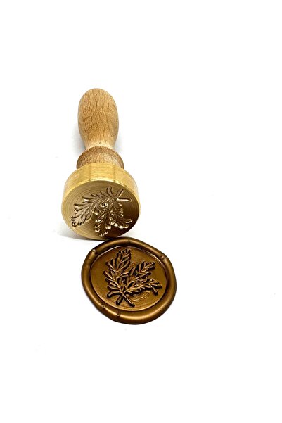 Gnc Mum 1 Adet Damga Mum Mühürü Çiçek Model 2,5 Cm gnc
