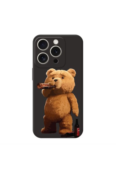 Other Apple Iphone 16 Pro Max Beer Time Black Colored Silicone TPU Θήκη