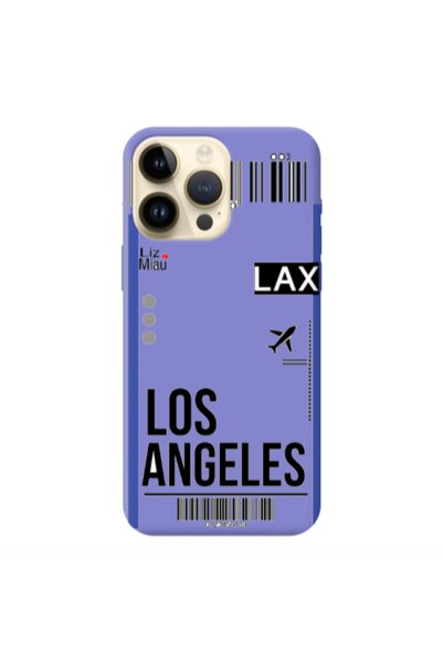 Other Apple iPhone 13 Pro Max Los angeles Purple Colored Silicone TPU Θήκη